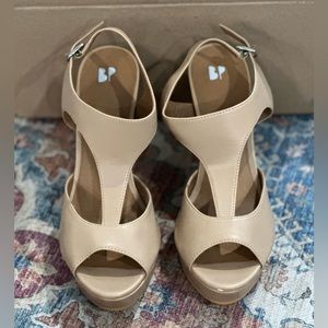 BP. Nude Wedges